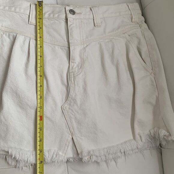 We The Free Denim Mini Skirt Cotton Size 31 - Picture 4 of 11
